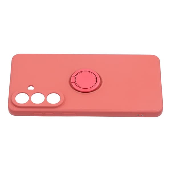 Mobilskal för Samsung Galaxy S26 Silikon med Ring Kickstand - Röd