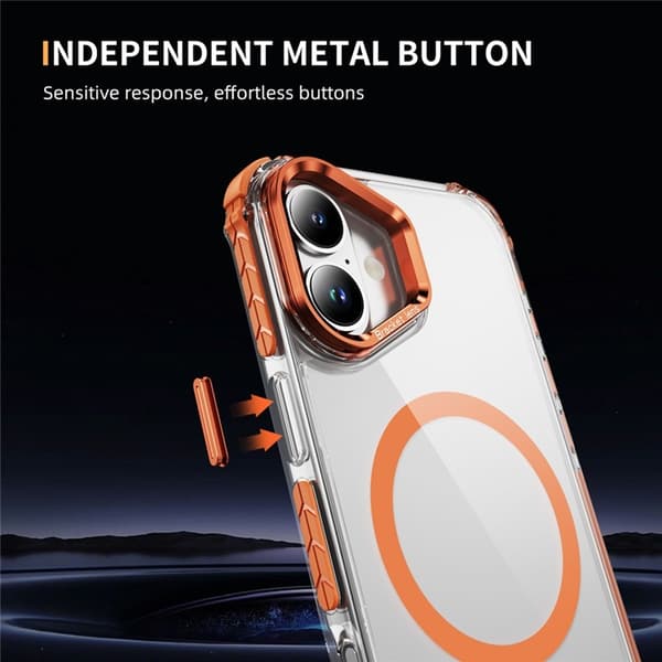 Mobilskal till iPhone 17 MagSafe Kickstand - Orange Orange