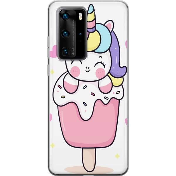 Mobilskal till Huawei P40 Pro med Glad enhörning