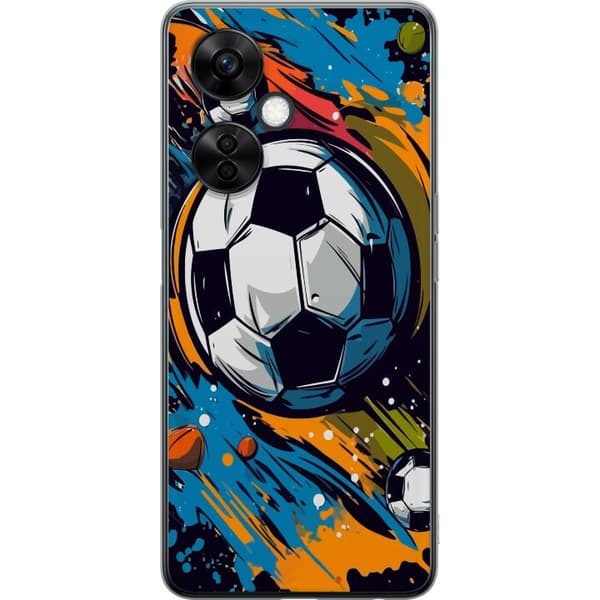 Mobilcover til OnePlus Nord CE3 med Fodbolde