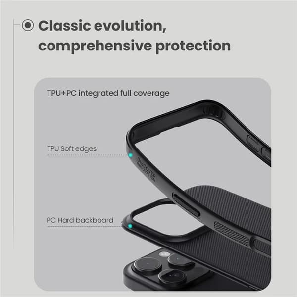 Nillkin Mobilskal till iPhone 16 Pro Max MagSafe Frosted Shield Pro Svart