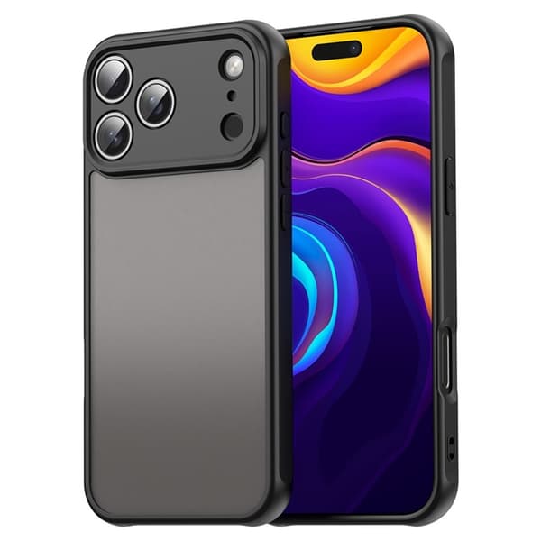 Mobilskal till iPhone 17 Pro Frostade krockkuddar Drop Proof