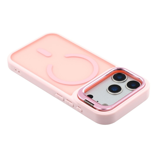Mobilskal till iPhone 17 Pro MagSafe Lins Kickstand - Rosa Rosa