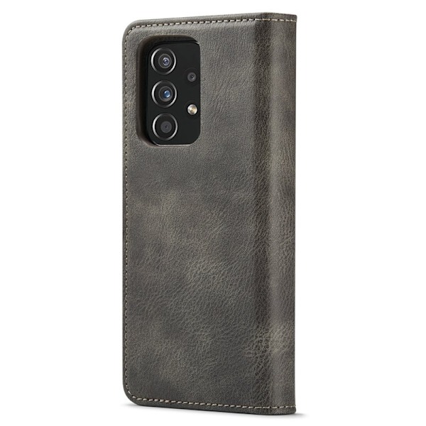 DG.MING Galaxy A53 5G Plånboksfodral i Äkta läder - Grå