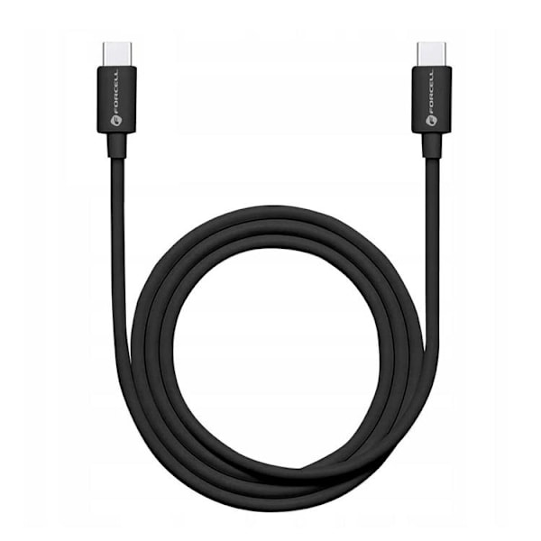 Forcell USB-C till USB-C Kablar 1m PD 48W C293 TUBE - Svart