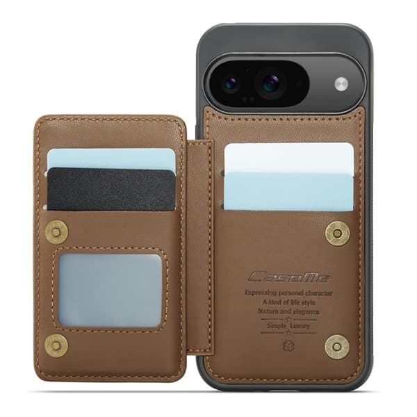 CASEME C22 Fodral för Google Pixel 10 Pro/10/9 Pro/9 - Brun