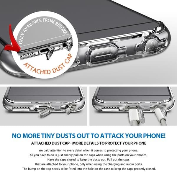 Ringke Fusion Shock Absorption Skal till Apple iPhone 6(S) Plus (Mint) Blå