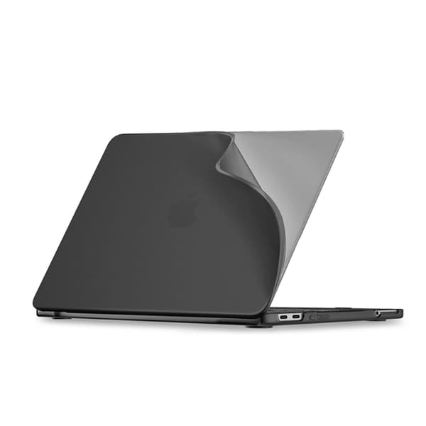Tech-Protect Fodral För Macbook Pro 14 Soft Shell - Matte Svart Svart