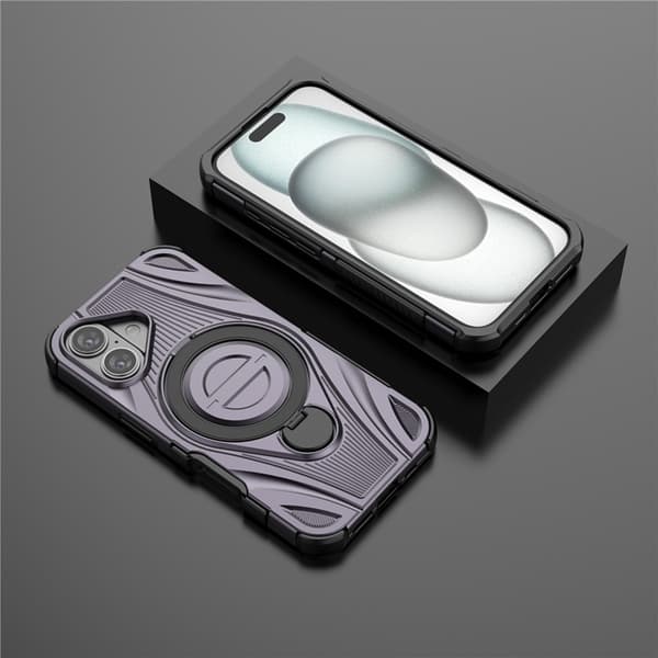 Mobilskal till iPhone 16 MagSafe Magnetic Kickstand - Lila