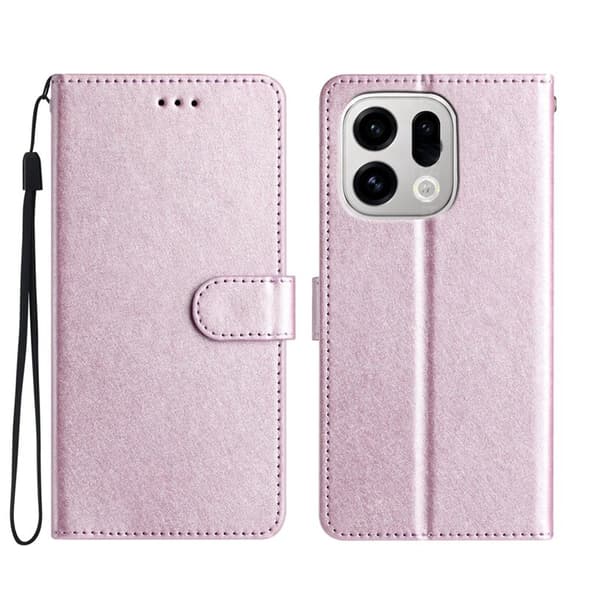 Oppo Find X9 Pro 5G Plånboksfodral Konstläder Magnetlås - Lila