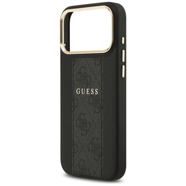 Guess Telefontaske til iPhone 17 Pro Magsafe Stripe - Sort Svart