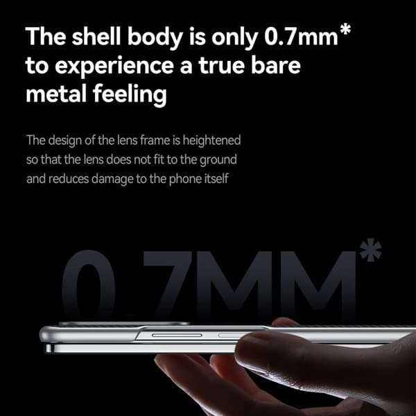 SULADA Mobilskal till Galaxy Z Fold5 5G Läder+PC Automatisk Brun