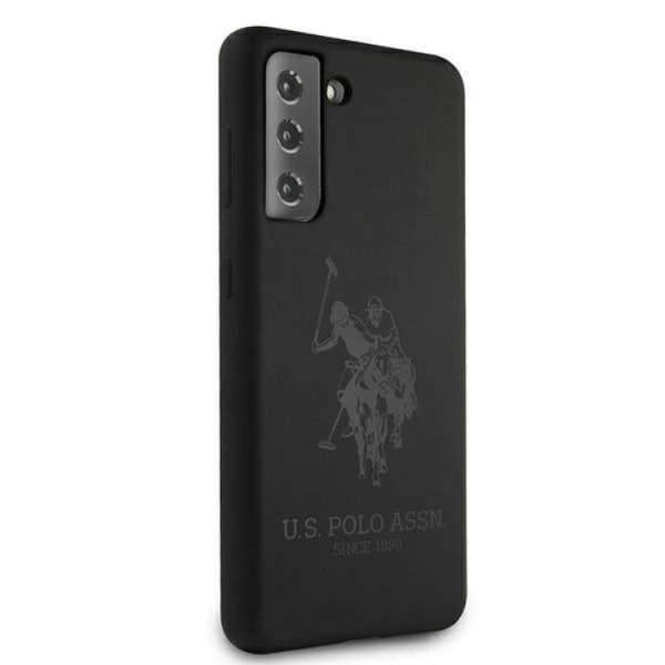 US Polo Silikone On Tone Cover Galaxy S21 Plus - Sort Black