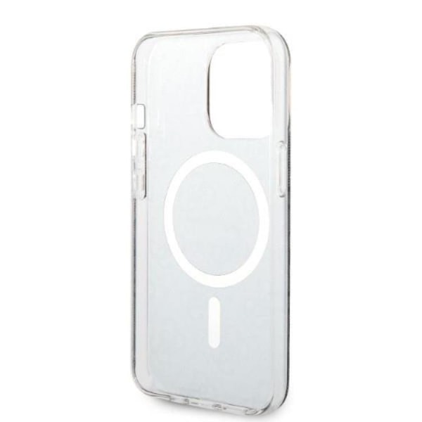 Guess iPhone 13 Pro Magsafe Skal Print + Trådlös Laddare - Svart Svart
