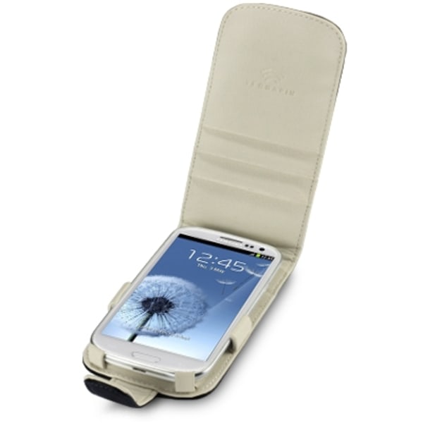 Äkta läder mobilväska till Galaxy S3 i9300