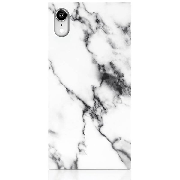 IDECOZ Mobilskal Vit Marble  iPhone XR