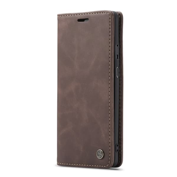 CASEME 013 OnePlus 7 Pro Konstläder Plånboksfodral Auto-absorberande Brun