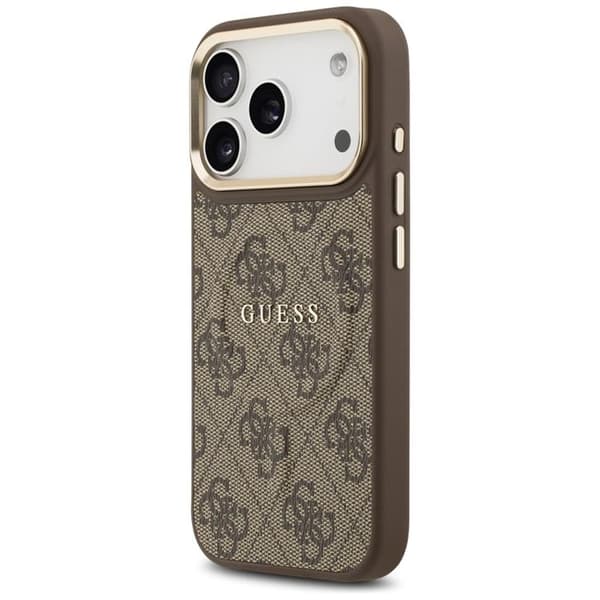 Guess telefontaske til iPhone 17 Pro MagSafe 4G PU Classic Logo - Brun Brun