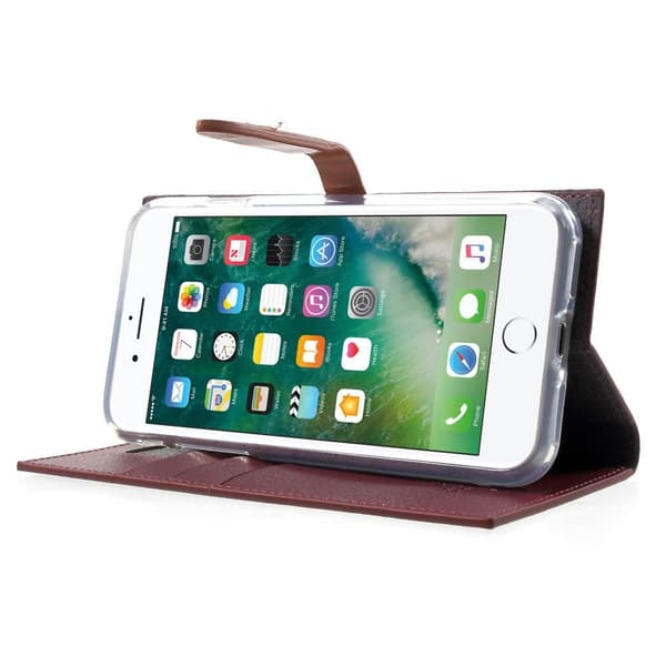 Mercury Romance Diary Etui til Apple iPhone 6 (S) Plus - Vinrød Red