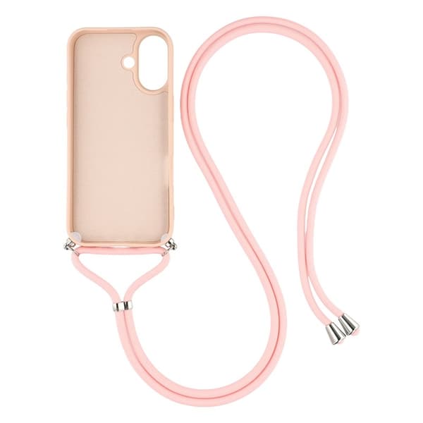 Mobilskal till iPhone 17 Med Axelrem - Rosa Rosa
