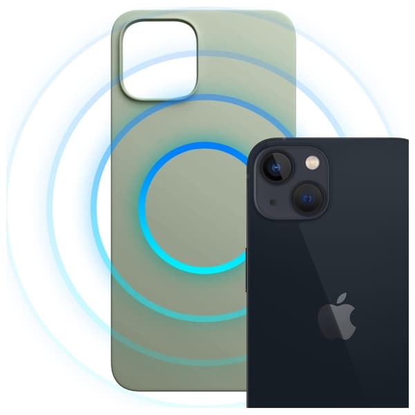 3MK Telefontaske til iPhone 15 MagSafe Silicone Hardy - Grøn