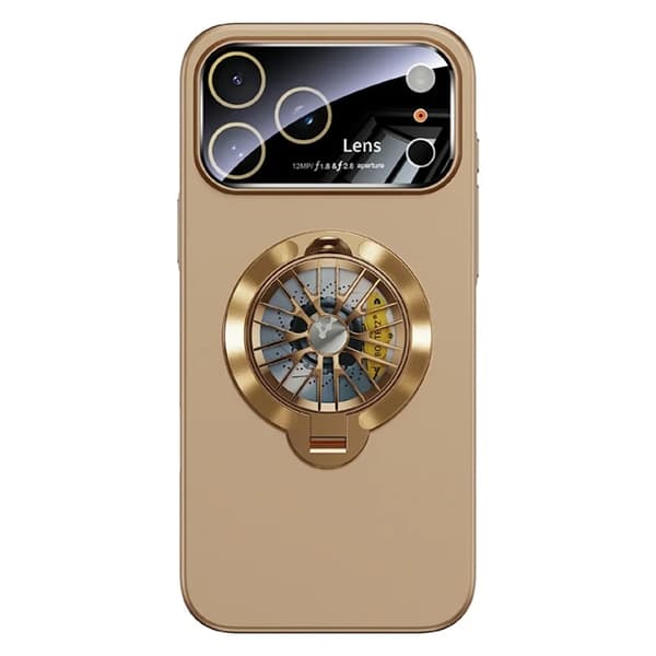 Mobilskal till iPhone 17 Pro Magsafe Hard PC - Guld Guld