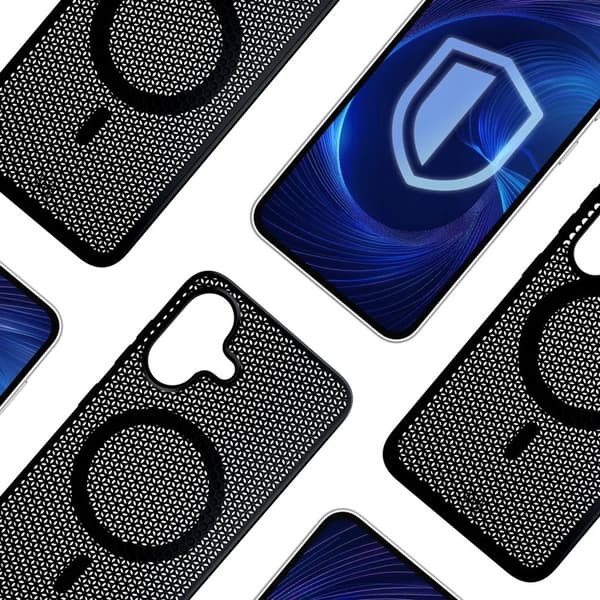 3MK telefontaske til iPhone 16 Plus MagSafe køling - sort Black