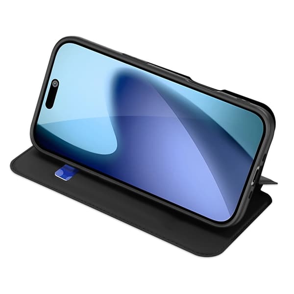 DUX DUCIS Skin Pro iPhone Air Pung Taske PU Læder - Sort Svart