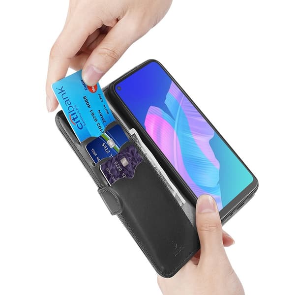 Dux Ducis Plånboksfodral Huawei P40 Lite E - Svart Black