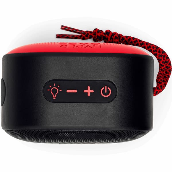 AIWA Bluetooth-kaiutin IPX6 RGB-valaistus - Punainen Röd