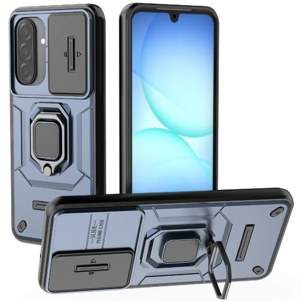 Mobilskal för Samsung Galaxy S26 PC + TPU Kickstand - Blå