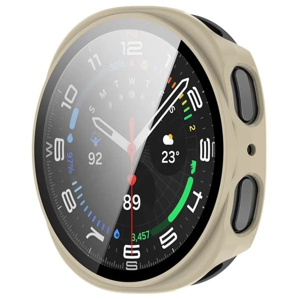 Wanlonfeng Mobilskal till Galaxy Watch 8 (44mm) PC-Ram - Vit Vit