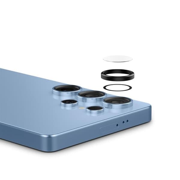 Spigen [2-Pack] Galaxy S25 Ultra Kameralinsskydd Härdat glas Transparent