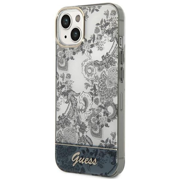 GUESS iPhone 14 Plus Skal Porcelain Collection - Grå