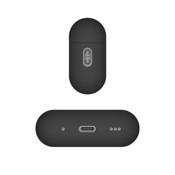 FIXED Silky Silikonofdral för Apple AirPods Pro 3 Svart