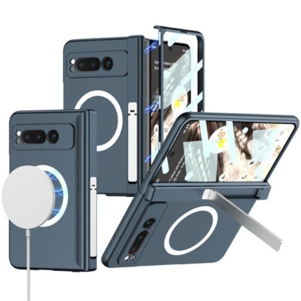 GKK Google Pixel Fold Mobile Case Magsafe Kickstand - sininen