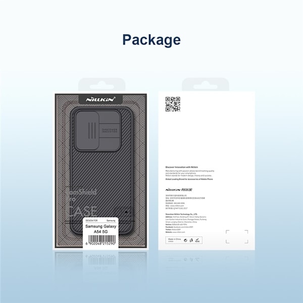 Nillkin Galaxy A54 5G Mobilskal Camshield Pro - Svart Svart