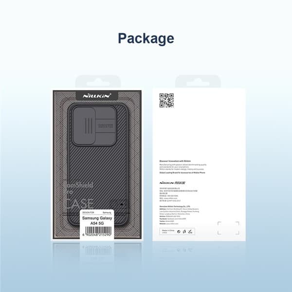 Nillkin Galaxy A54 5G -puhelinkotelo Camshield Pro - Musta Black