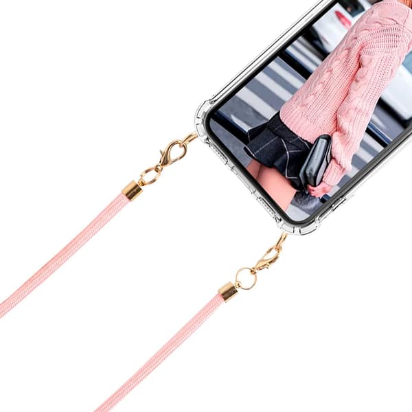 Boom Halsbandsrem Rope - Rosa Rosa