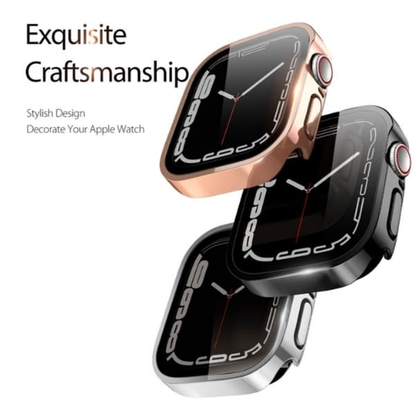 DUX DUCIS Apple Watch 7/8 (41mm) Skal Electroplated PC - Svart Black