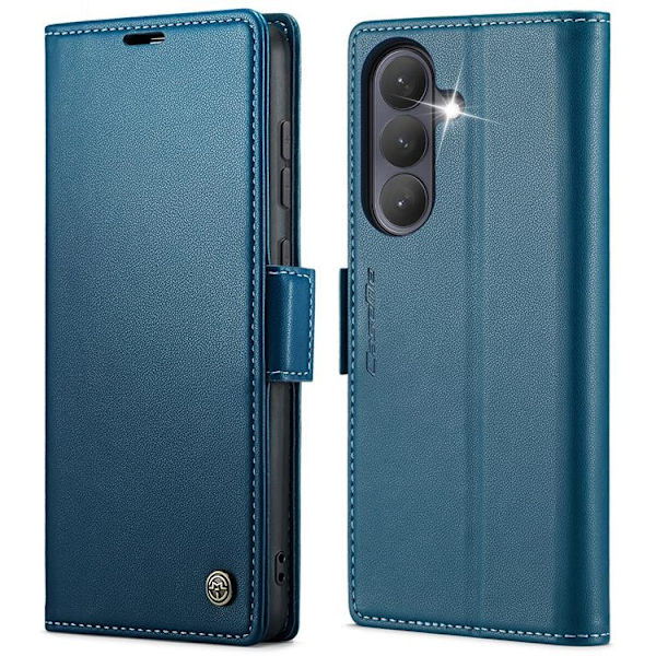 CASEME Galaxy S26 Plånboksfodral RFID Blocking Blå