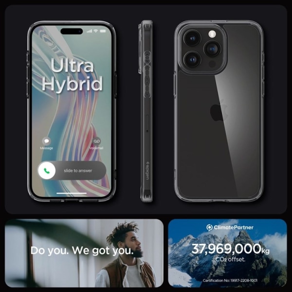 Spigen iPhone 15 Pro Mobilskal Ultra Hybrid - Space Crystal