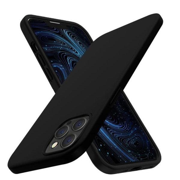 Flydende silikone cover til iPhone 13 Pro Max - Sort Black
