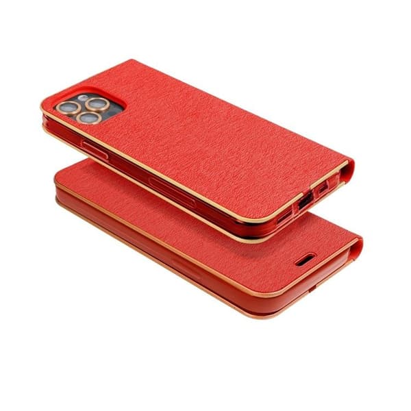 Galaxy A16 5G Pung Etui Luna Guld - Rød Röd