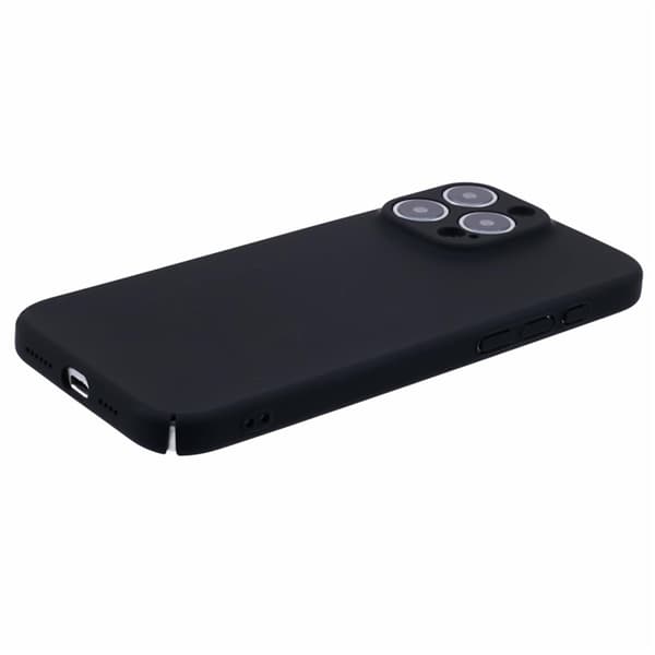 Mobilskal till iPhone 16 Pro Max Skin-Touch Rubberized PC - Svart Svart