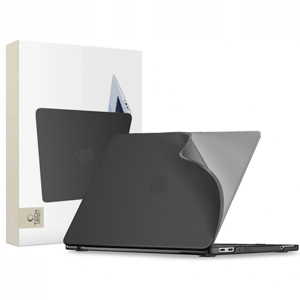 Tech-Protect Fodral För Macbook Pro 14 Soft Shell - Matte Svart Svart