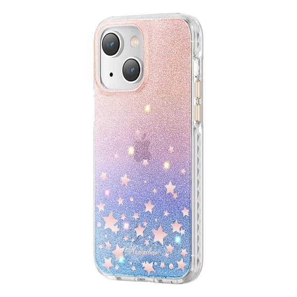 Kingxbar iPhone 14 Plus -kuori Heart Star - Zodiac Rosa