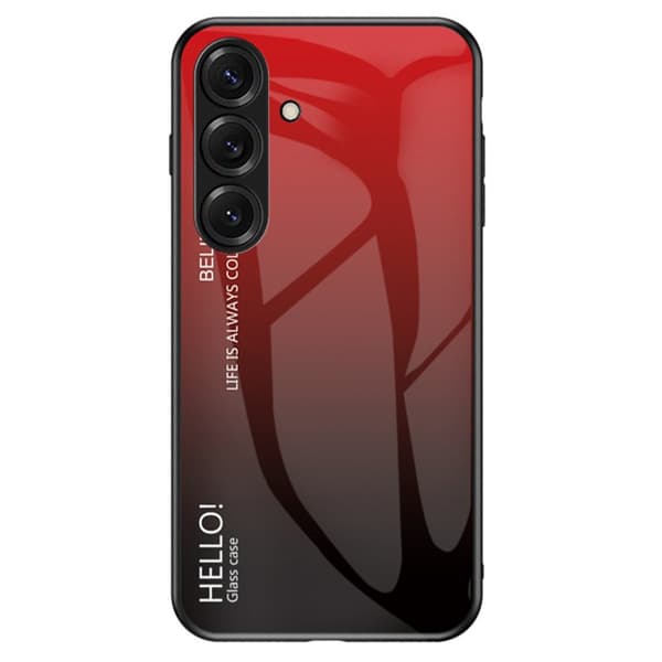 Mobilskal för Samsung Galaxy S26 Plus Anti-Scratch PC + TPU - Gradient Röd Svart