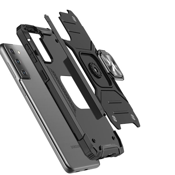Wozinsky Ring Armor Skal Galaxy S22 Ultra - Svart Svart