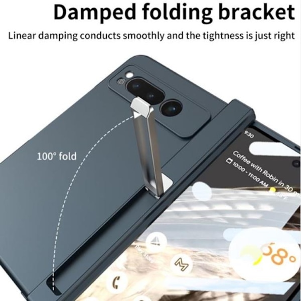 GKK Google Pixel Fold Mobilskal Kickstand Hård PC - Silver